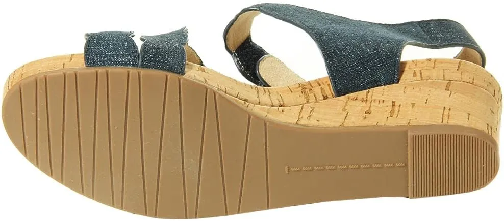 VANELi Womens Kabie Slingback Casual Sandals Casual Low Heel 1-2" - Black