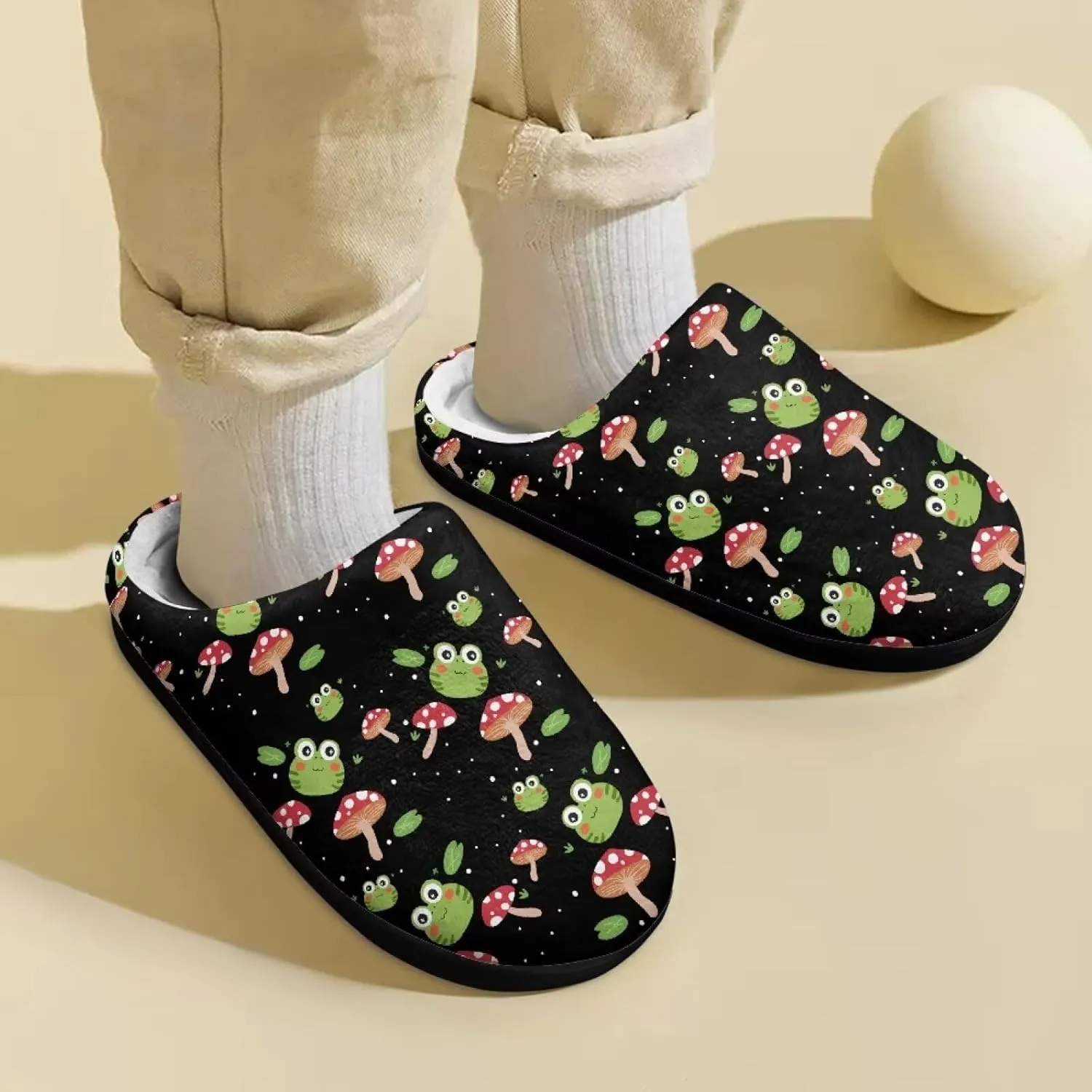 Veniyate Toddler Slippers Boys Girls House Shoes Slip on Baby Sock Shoes Lightweight Indoor Bedroom Shoes