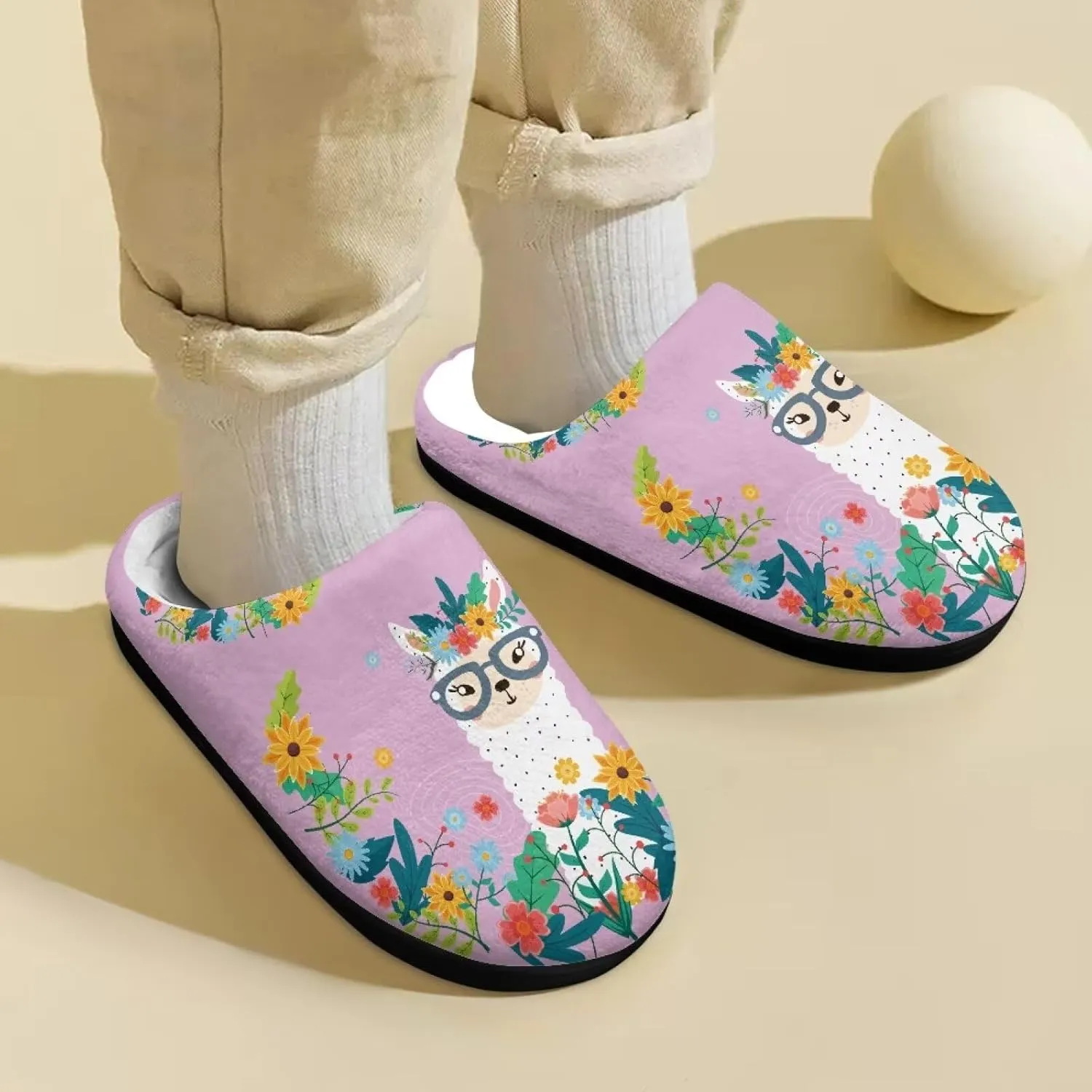 Veniyate Toddler Slippers Boys Girls House Shoes Slip on Baby Sock Shoes Lightweight Indoor Bedroom Shoes