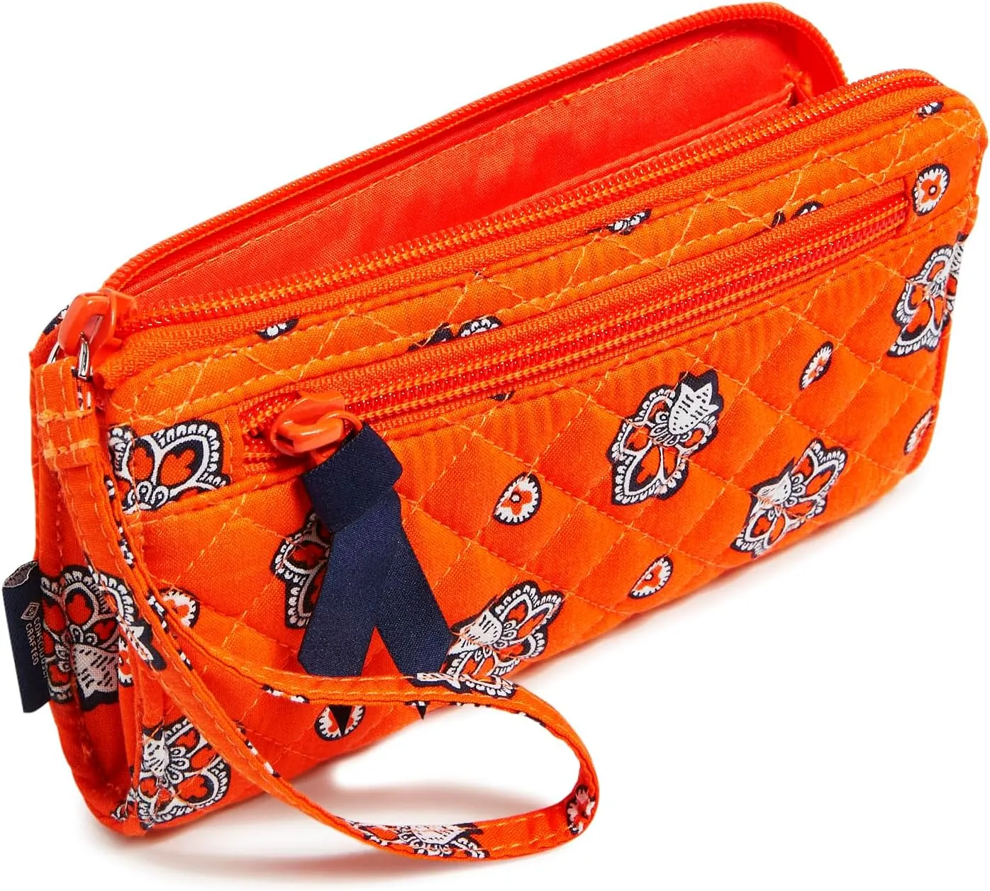 Vera Bradley Women's Cotton NFL Front Zip Wristlet (Multiple Teams Available)