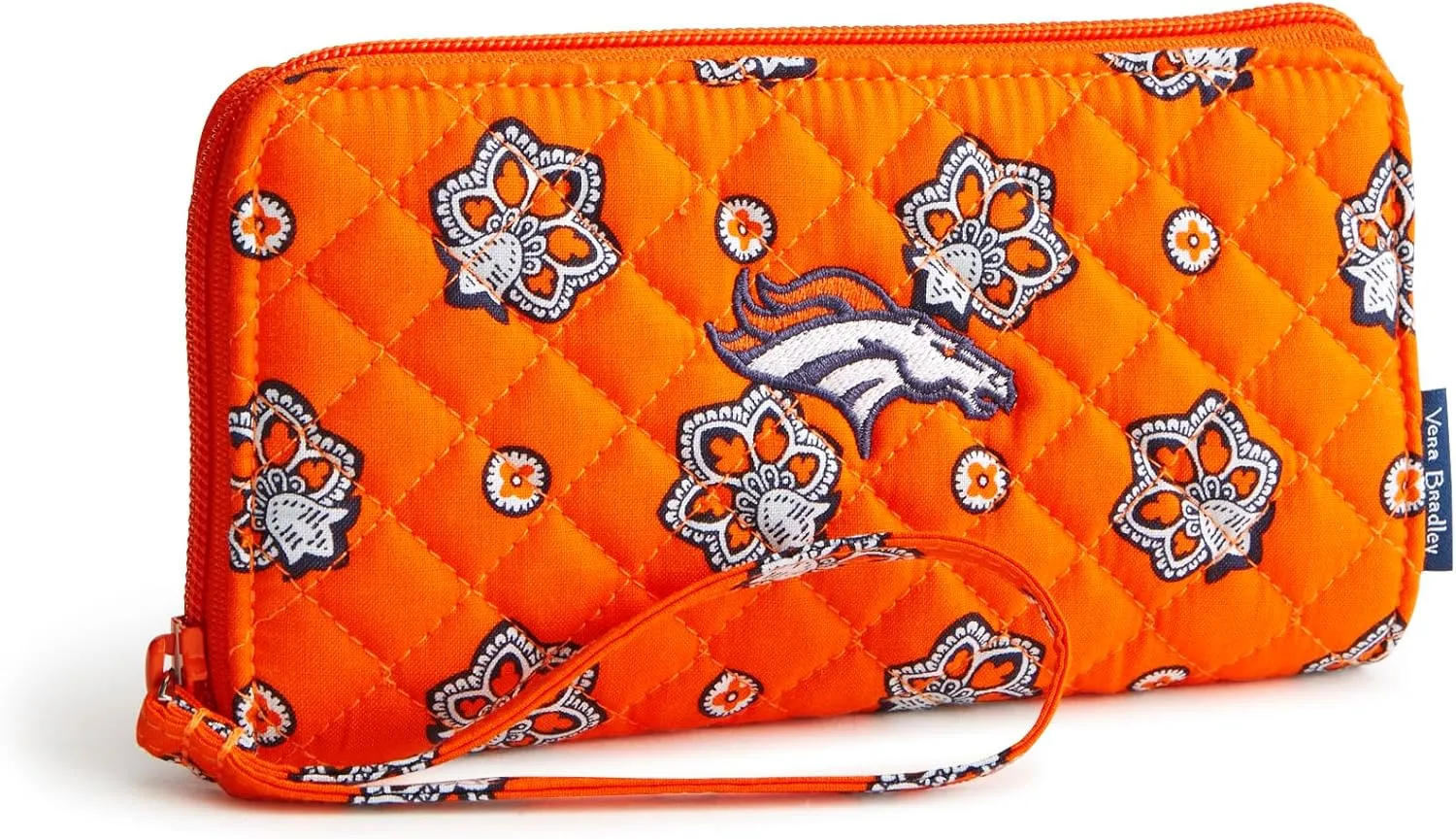 Vera Bradley Women's Cotton NFL Front Zip Wristlet (Multiple Teams Available)