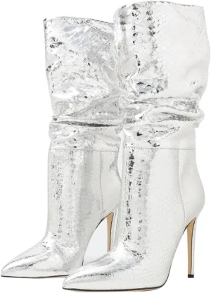 Vertundy Mid Calf Boot For Women Party Fashion Casual Booties