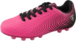 Vizari Stealth Firm Ground Soccer Cleats - Lightweight, Durable & Comfortable Youth Soccer Cleats with Excellent Traction - Boys Soccer Shoes with Padded Heel & Anti-Stretch Lining