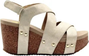 VOLATILE Womens Tory Casual Sandals Casual High Heel 3" & Up