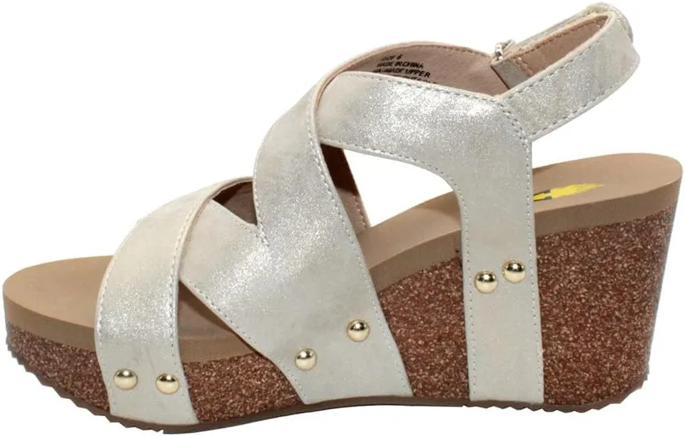 VOLATILE Womens Tory Casual Sandals Casual High Heel 3" & Up