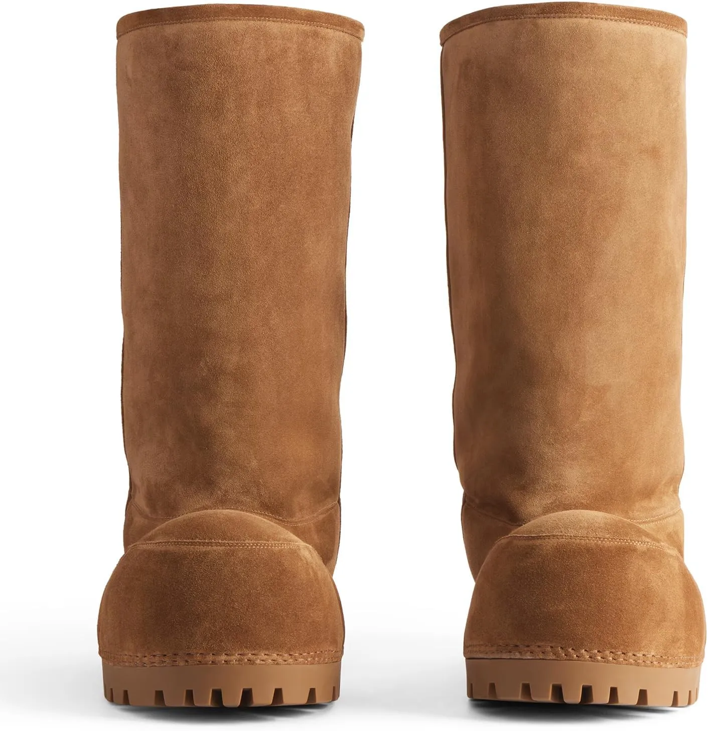 VOMIRA Suede Platform Snow Boots for Women Classic Round Toe Fur Hippy Winter Boots Slip On Knee High Boots Women Brown Boots Comfortable Chunky Heel Trending Shoes