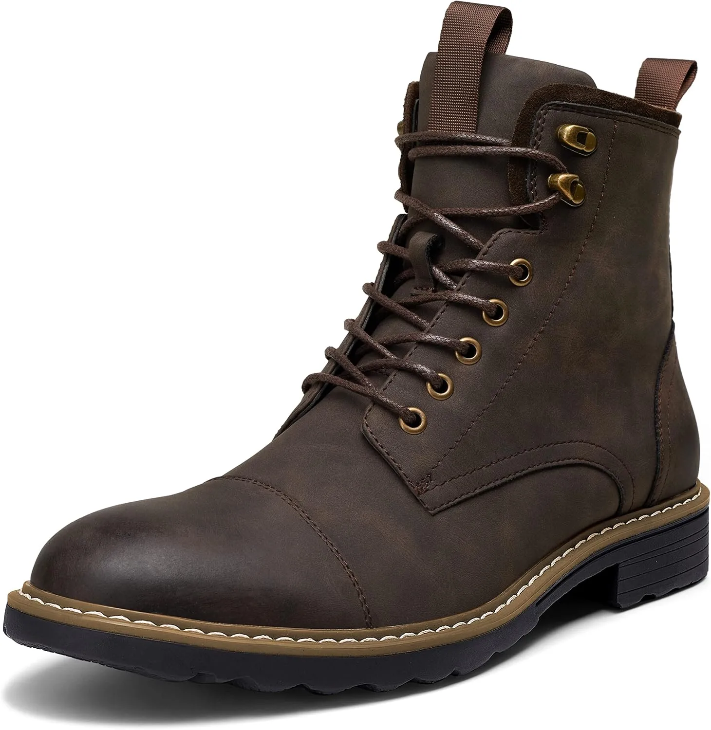 Vostey Mens Boots Motorcycle Casual Boots For Men