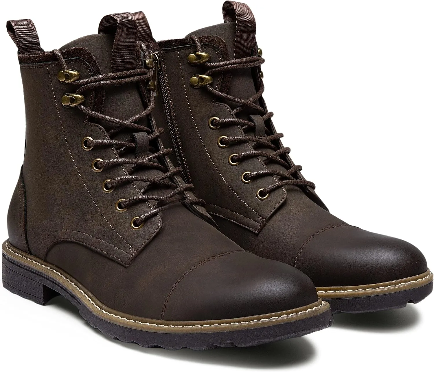 Vostey Mens Boots Motorcycle Casual Boots For Men