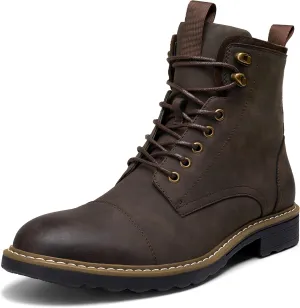 Vostey Mens Boots Motorcycle Casual Boots For Men