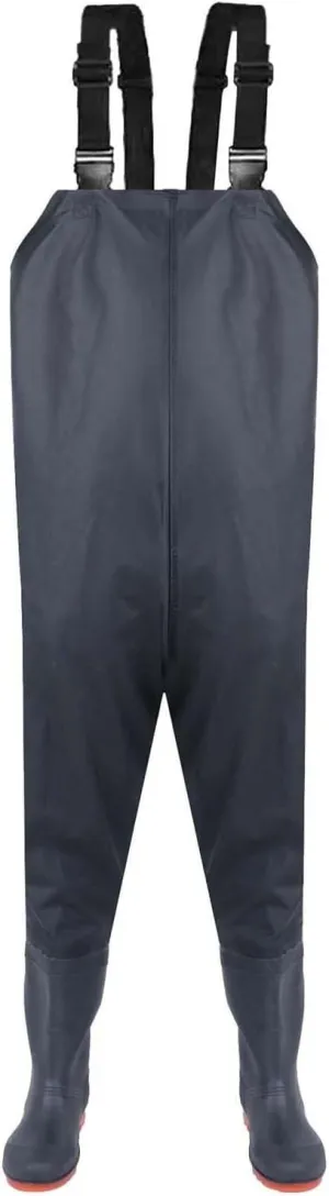 Waders for Men Waterproof One Piece Jumpsuits Lightweight Pants Durable Bootfoot Wader for Duck Hunting Fishing