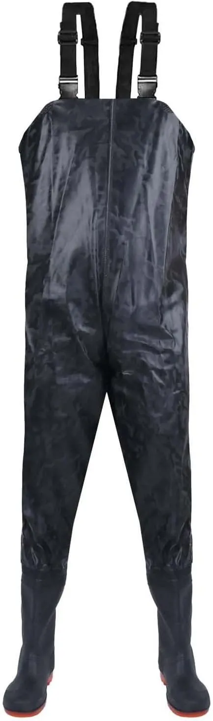 Waders for Men Waterproof One Piece Jumpsuits Lightweight Pants Durable Bootfoot Wader for Duck Hunting Fishing