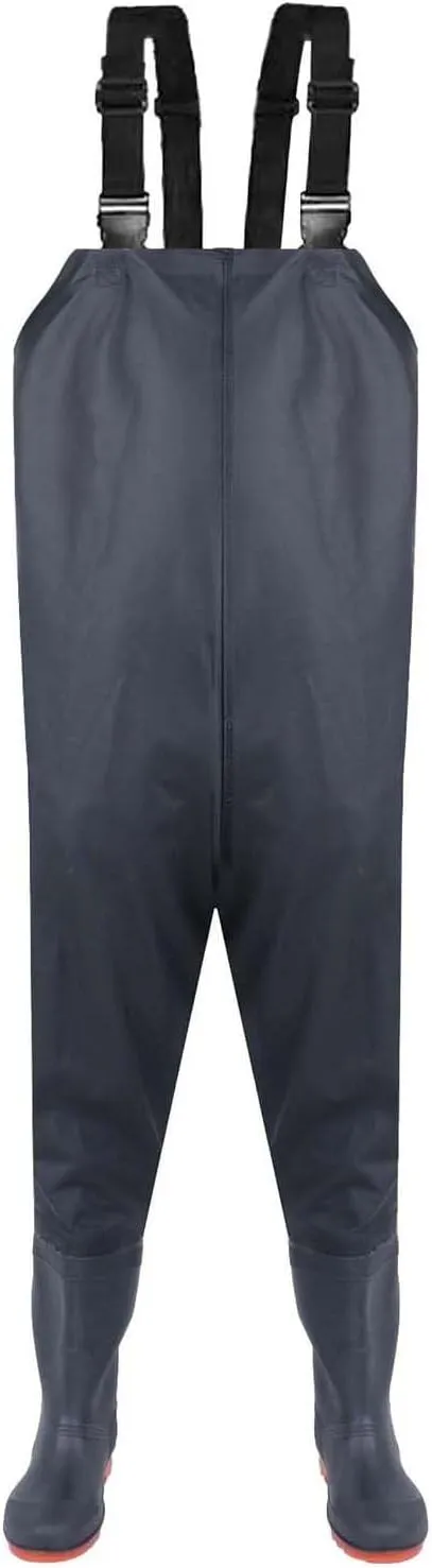 Waders for Men Waterproof One Piece Jumpsuits Lightweight Pants Durable Bootfoot Wader for Duck Hunting Fishing