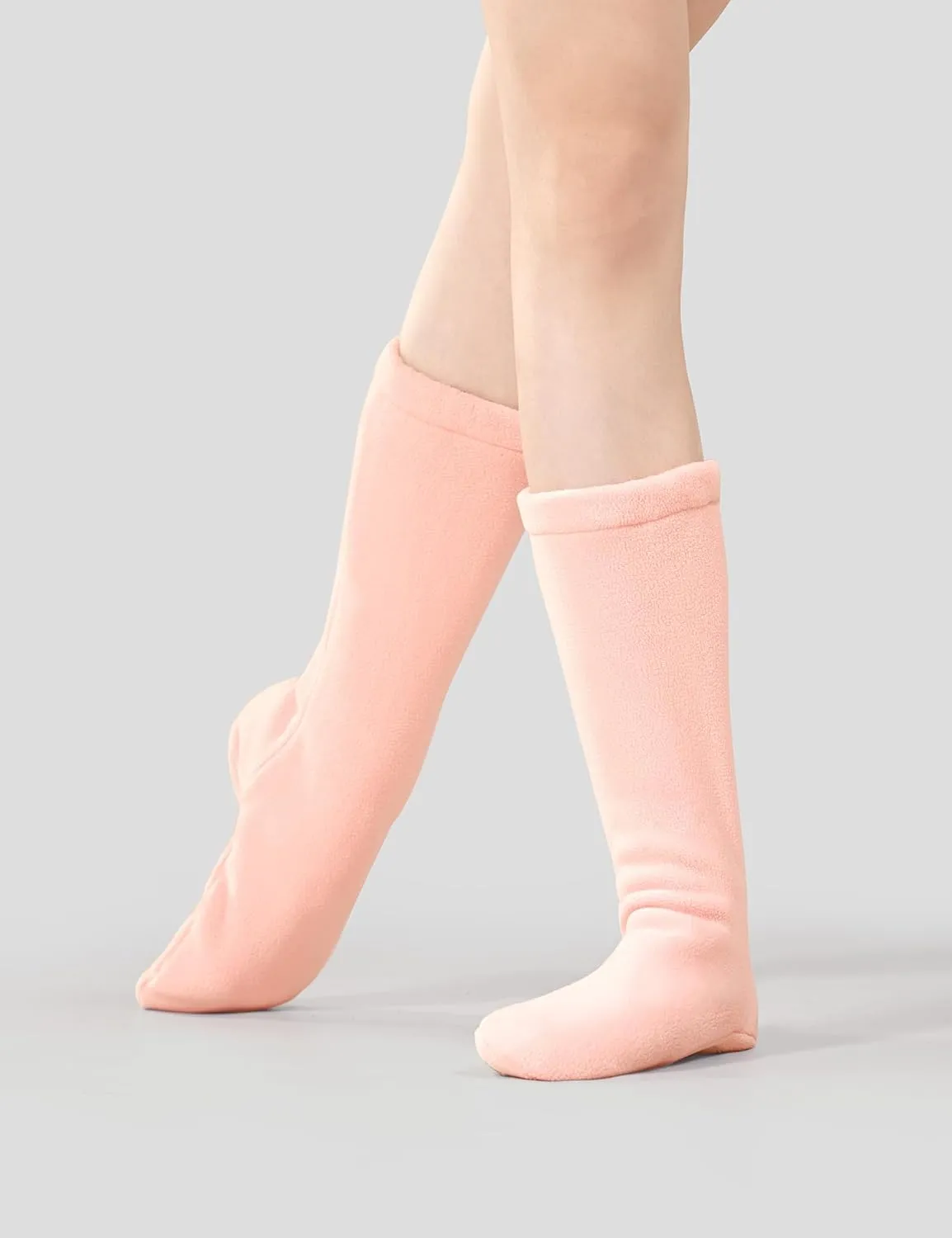 Warm Up Ballet Boots Girls Women Dance Shoes