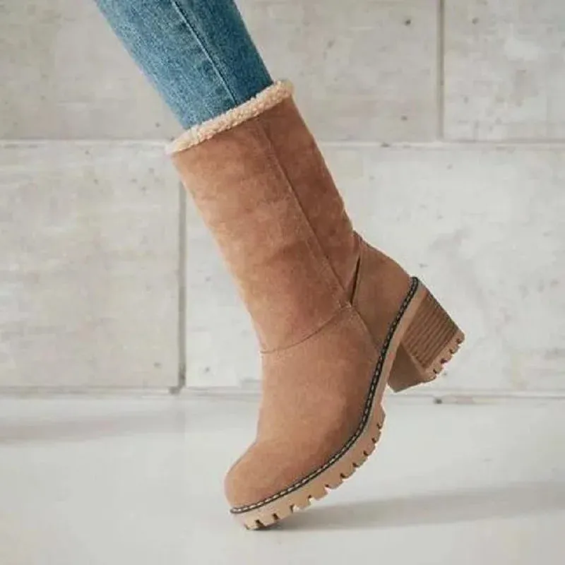 Warm Winter Wool Lined Snow Boots