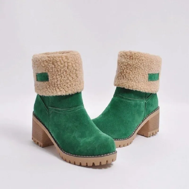 Warm Winter Wool Lined Snow Boots