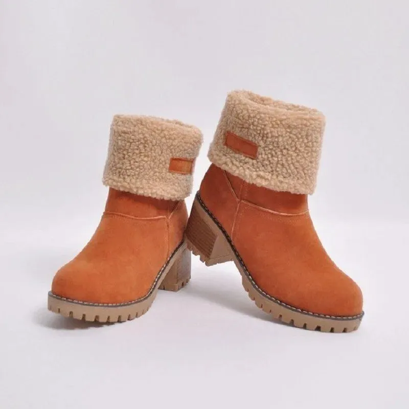 Warm Winter Wool Lined Snow Boots