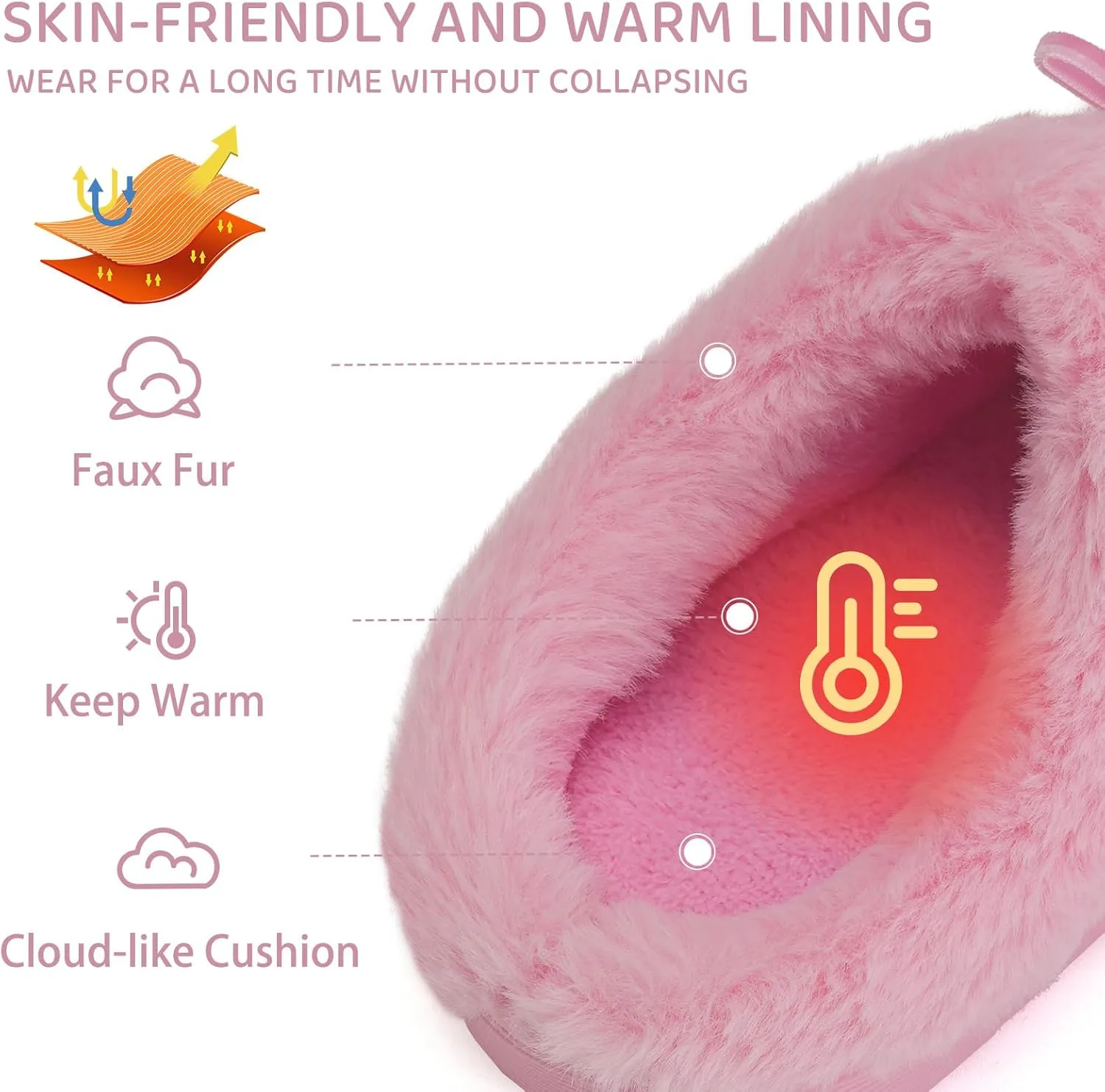 WateLves Girls Slippers Kids Slip On Winter House Shoes Anti-Slip Soft Coral Fleece Slipper for Indoor & Outdoor
