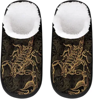 Watercolor Sea Turtle House Slippers, Soft, Comfortable Lining, Polyester, Slip-On, Round Toe, Patterned Animal Print, Adult, Unisex, Homeowners, Comfort Seekers