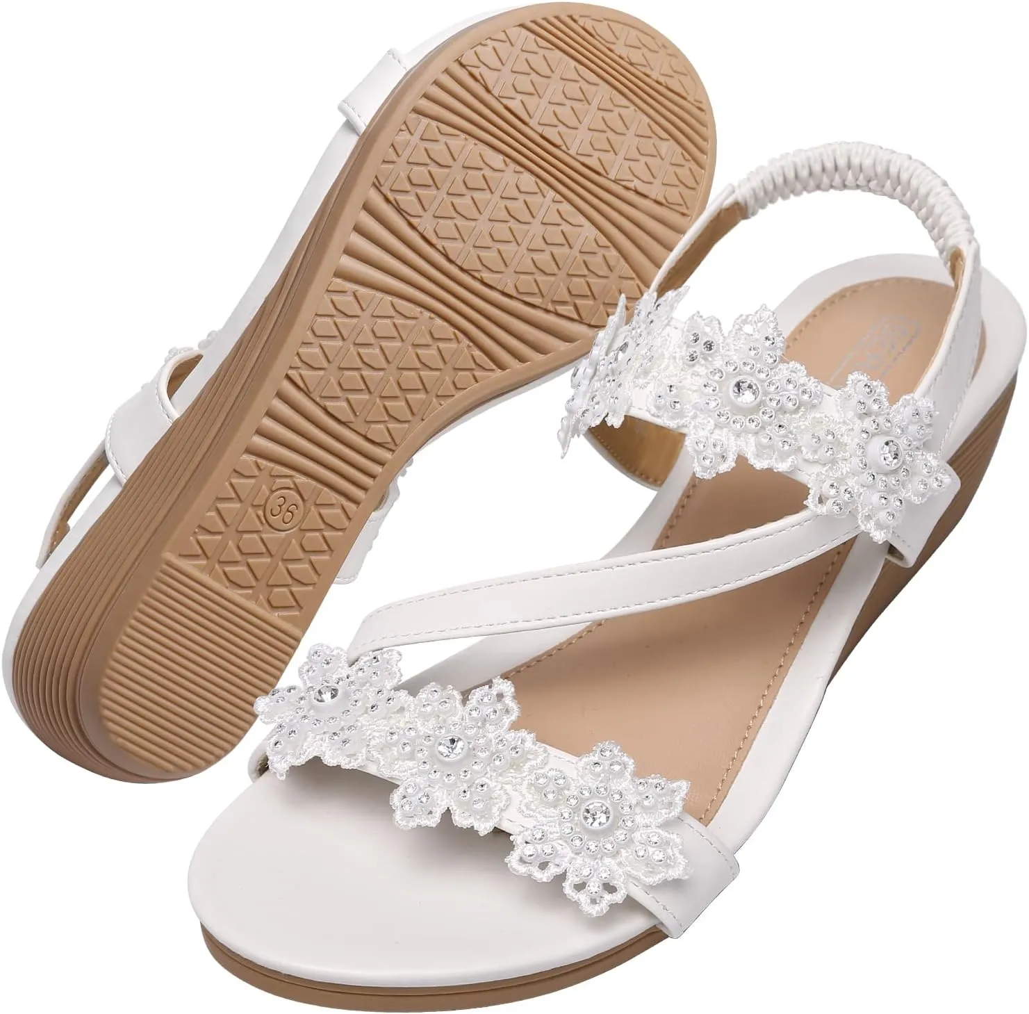Wedge Sandals for Women Dressy - Summer Comfortable Platform Womens Sandal
