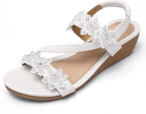 Wedge Sandals for Women Dressy - Summer Comfortable Platform Womens Sandal