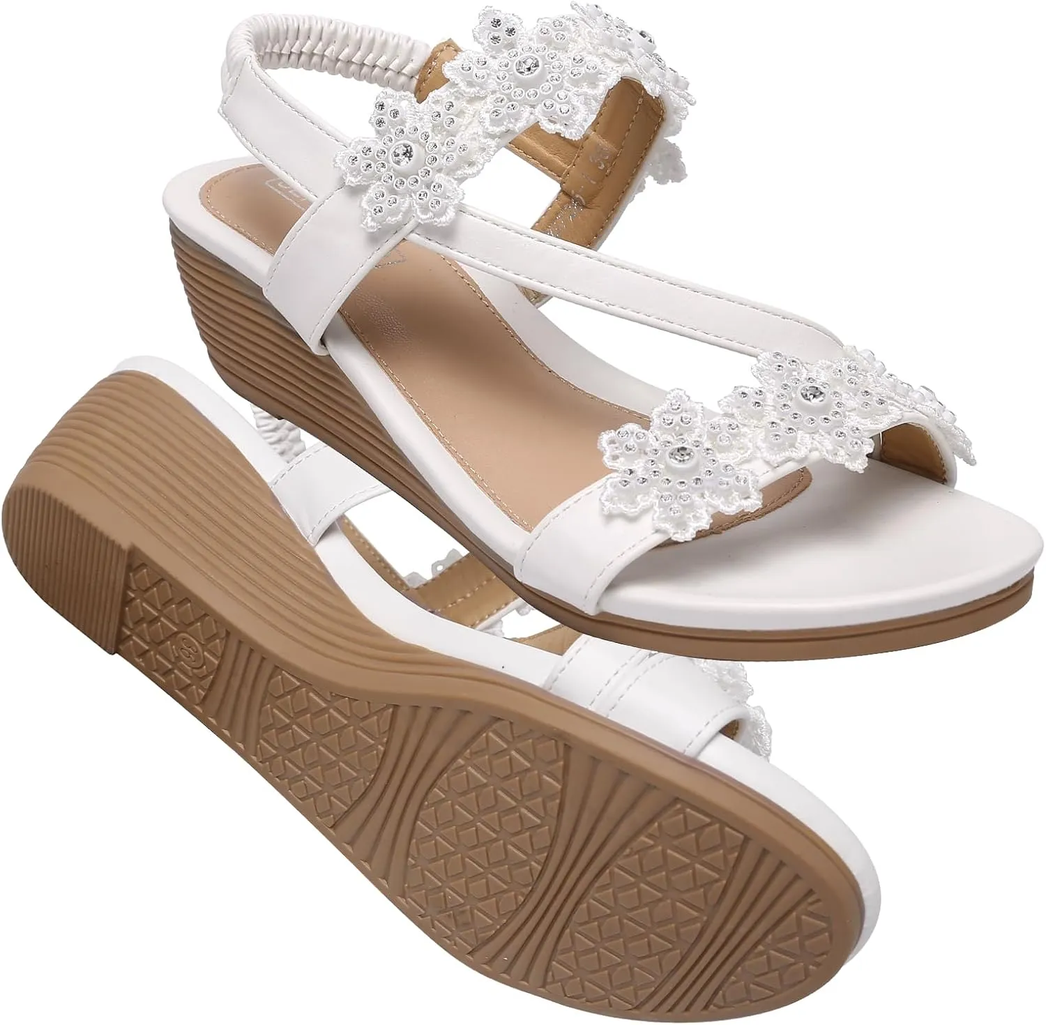 Wedge Sandals for Women Dressy - Summer Comfortable Platform Womens Sandal