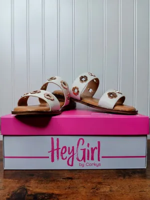 White Low Tide Sandals