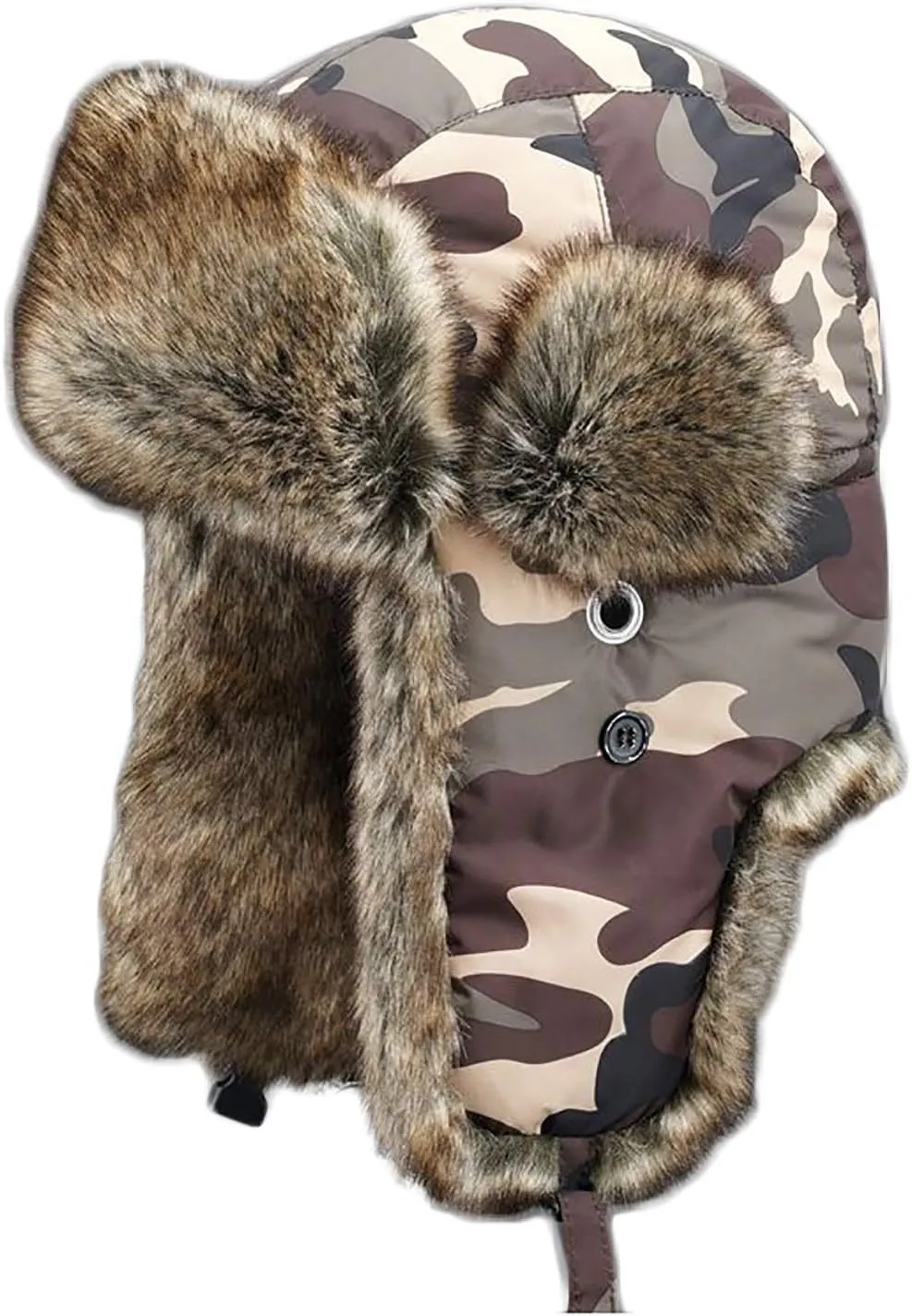Winter Hats, Hat Unisex Trapper Hat with Ear Flaps Aviator Hat Hunting Hat Winter Keep Warm for Outdoor