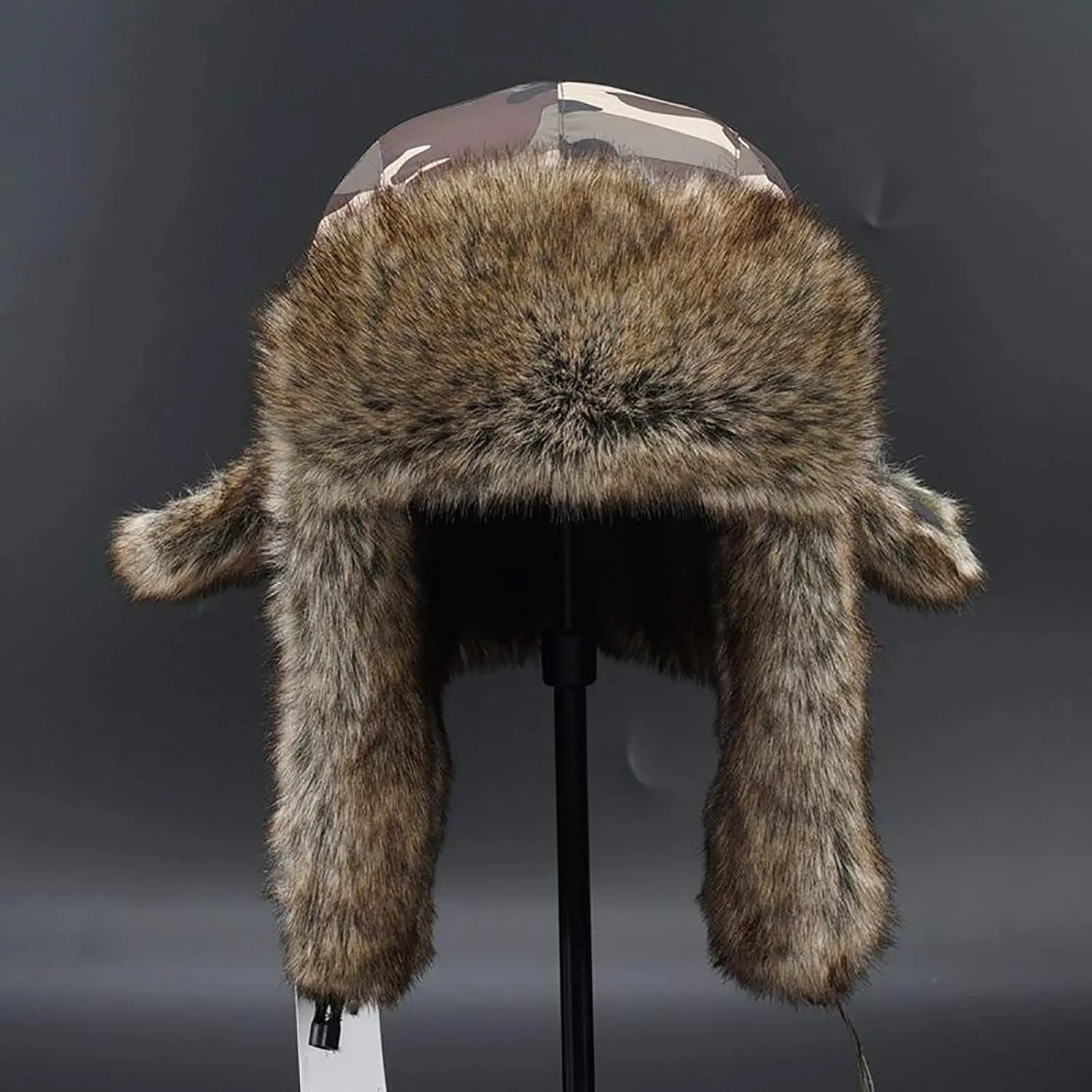 Winter Hats, Hat Unisex Trapper Hat with Ear Flaps Aviator Hat Hunting Hat Winter Keep Warm for Outdoor