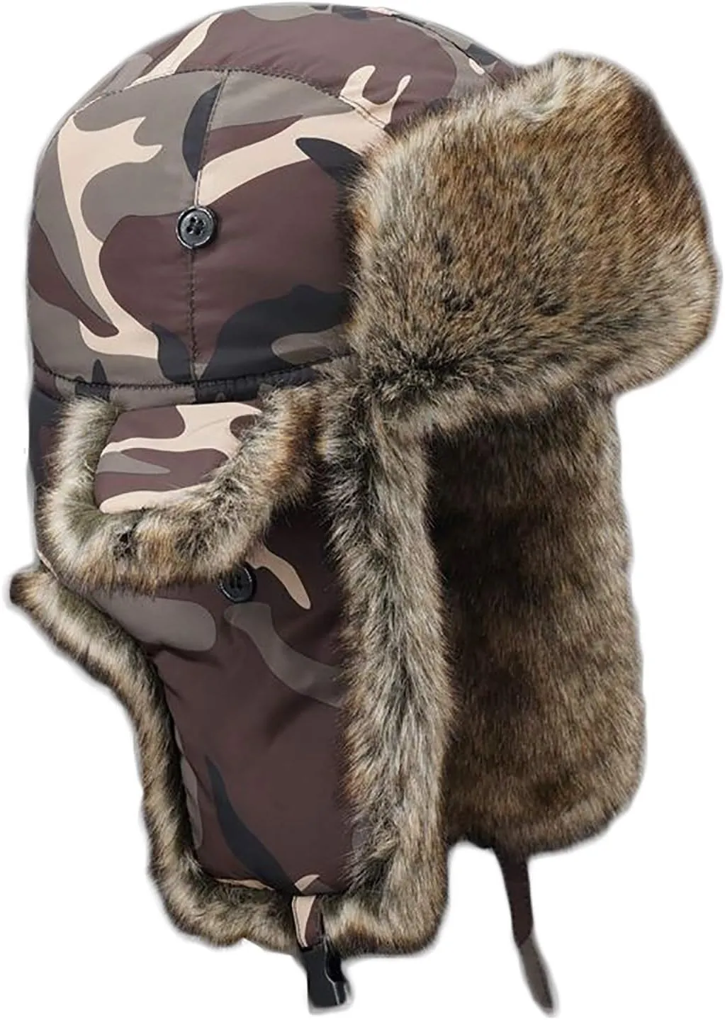 Winter Hats, Hat Unisex Trapper Hat with Ear Flaps Aviator Hat Hunting Hat Winter Keep Warm for Outdoor