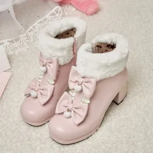 Winter Warm Princess Boots