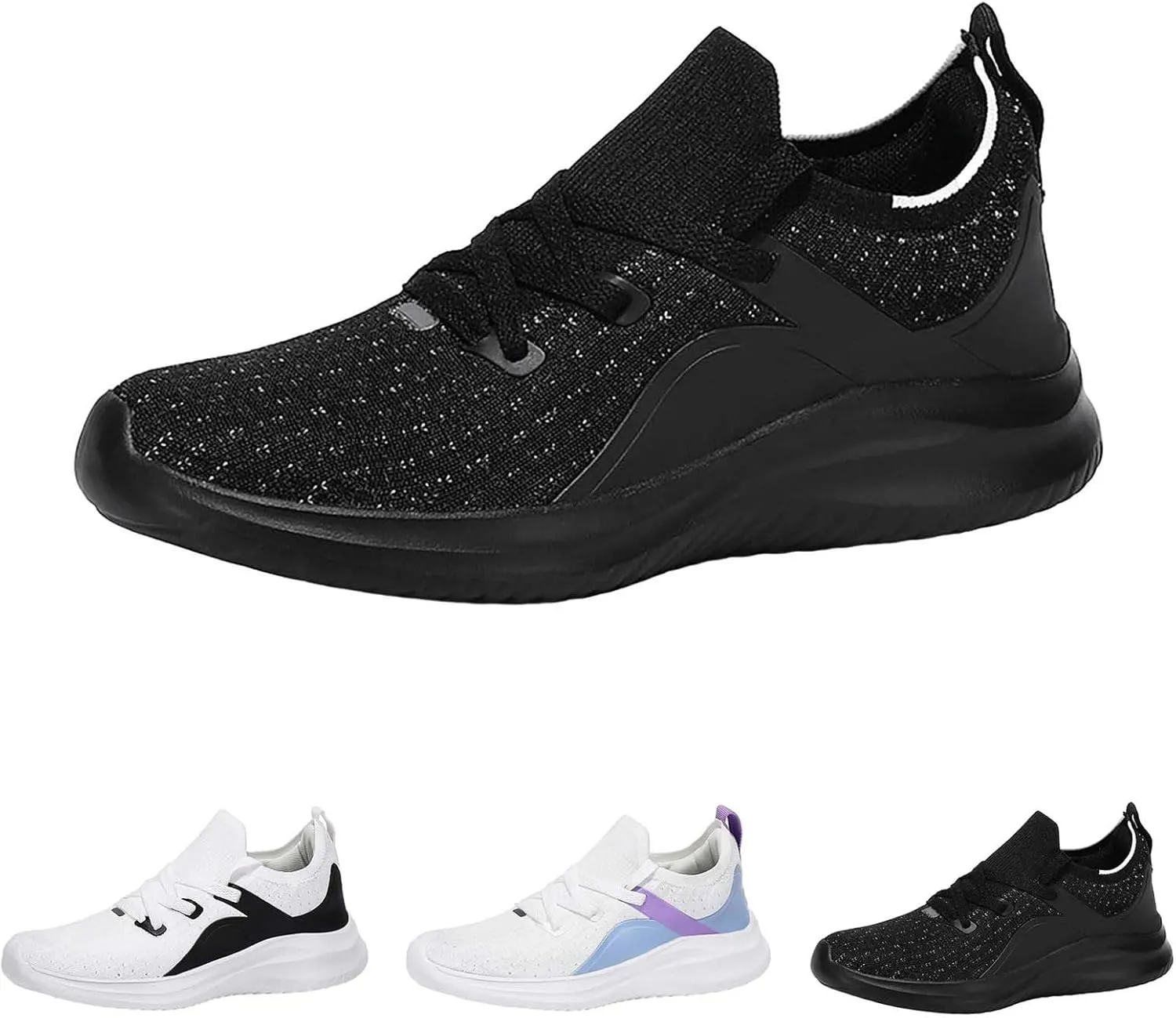 Women Gym Shoes Breathable Mesh Soft Platform Slip On Sneakers Summer Casual Comfortable Non Slip Running Sport Shoes