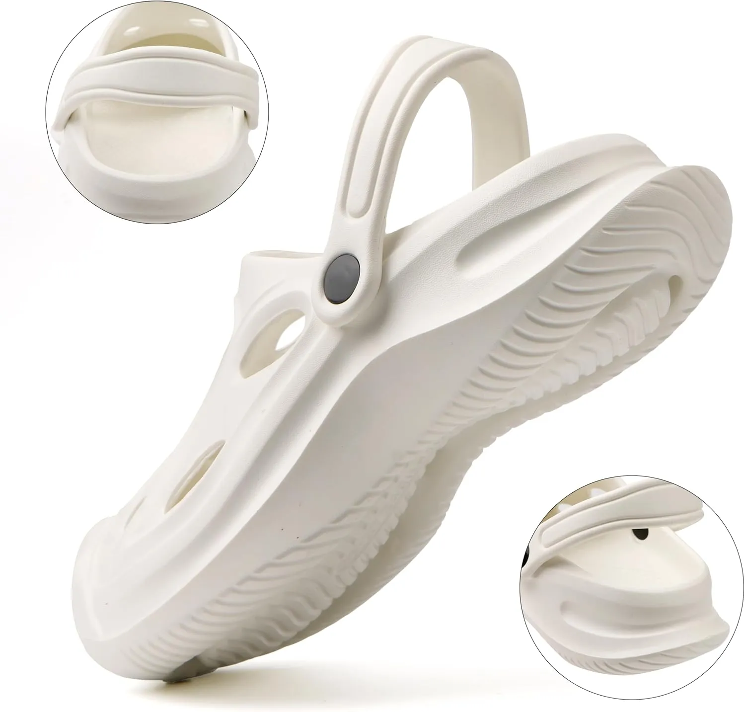 Women Mens Clogs with Arch Support Ganden Shoes Waterpoor Comfort Slip-on Sandals