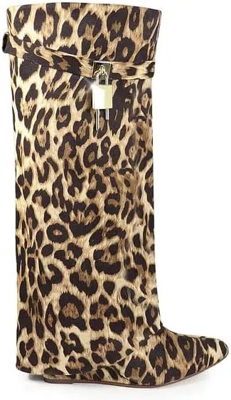 Women Mid-Calf Wedge Boot