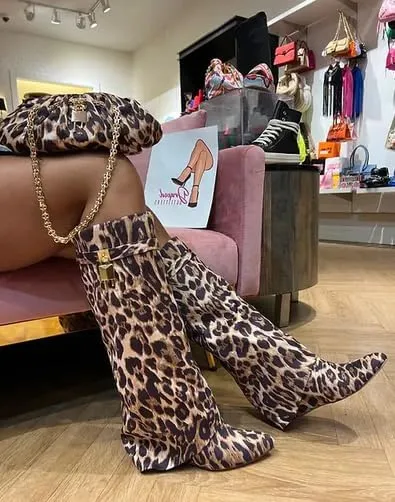 Women Mid-Calf Wedge Boot