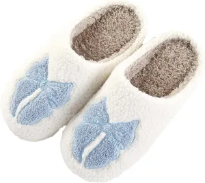 Women Retro Colorful Books Slippers Plush Warm House Slippers,Casual Home Shoes Soft Plush Slip-on Slippers Outdoor Indoor Bedroom Shoes