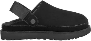 Womens Clog Platform Mules Clogs with Back Strap Women Suede Slipper Fall Shoes