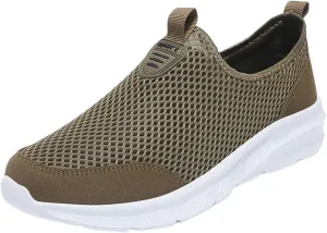 Women's Fashion Sneaker Mesh Slip On Black Non Slip Shoes for Women Comfortable Shoes Men Casual Casual Loafers for Women Men's White Sneakers
