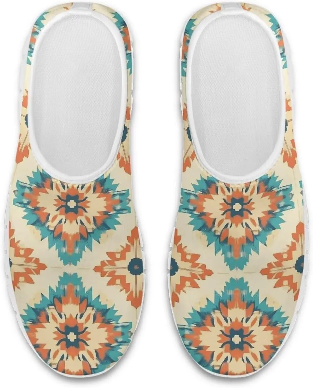 Women's Fashion Sneakers Slip On Walking Loafers Travel Shoes（White Sole）