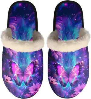 Women's House Shoes Full Fuzzy Ultra Lightweight Winter Slippers