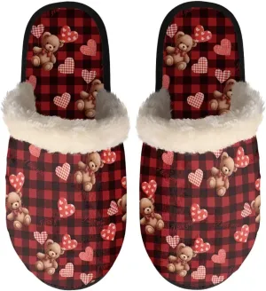 Women's House Shoes Full Fuzzy Ultra Lightweight Winter Slippers