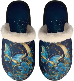 Women's House Shoes Full Fuzzy Ultra Lightweight Winter Slippers