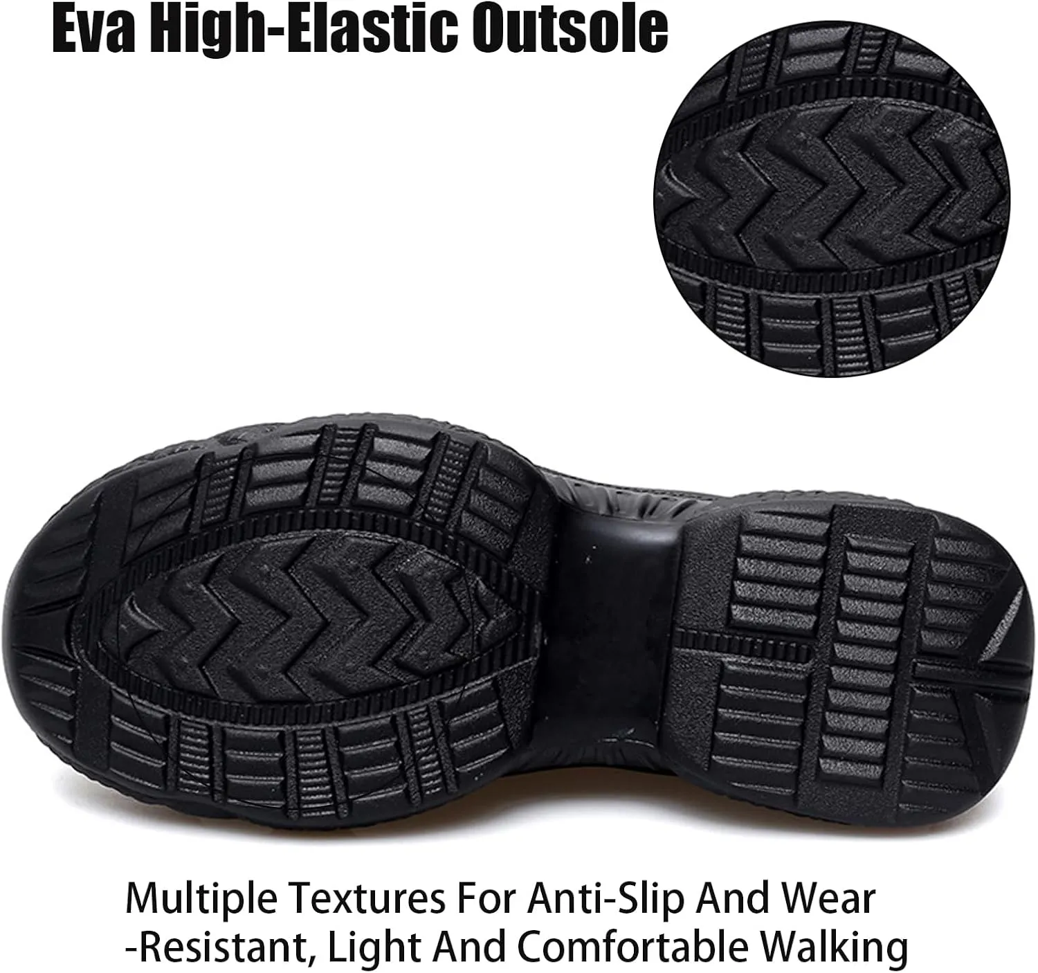 Women's Mesh Slip-On Platform Walking Shoes Comfort Lightweight Breathable Elastic Mouth Nurse Walking Work Shoes for Workout for Plantar Fasciitis Standing All Day