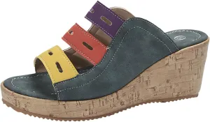 Women's Plus Size Colorblock Sandals Comfortable Support Orthopedic Slippers Open Toe Beach Travel Platform Walking Sandals