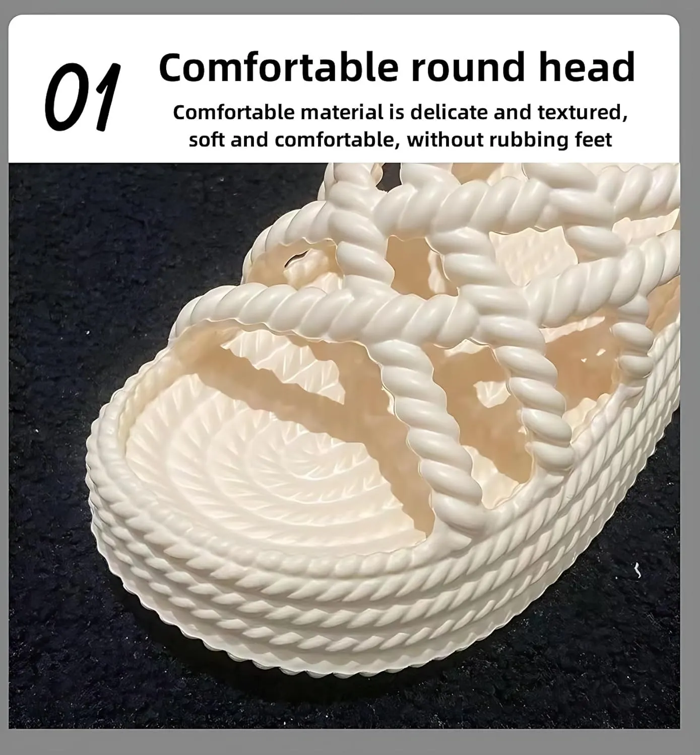 Women's Rope Sandals Summer Womens Comfort Sandals,Beach Sandals Women
