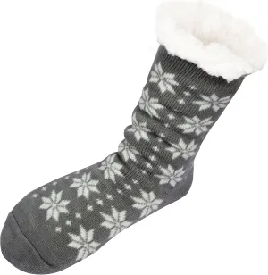 Womens Sherpa Lined Winter Fleece Cozy Slipper Socks