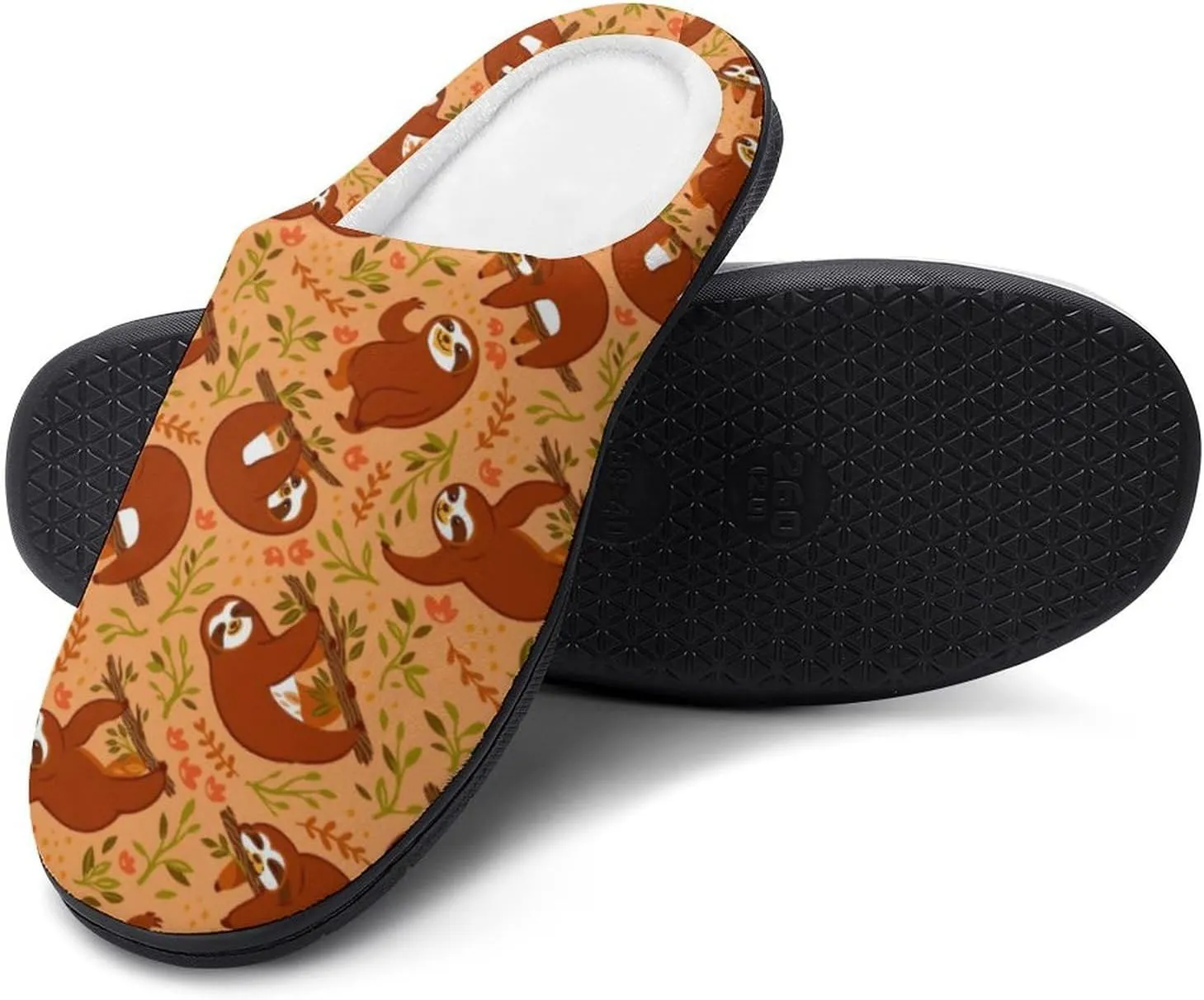Womens Slippers Soft Bedroom Slip-On Shoes Ladies Halloween Cute Ghosts Slippers Cotton House Slippers Indoor Outdoor