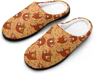 Womens Slippers Soft Bedroom Slip-On Shoes Ladies Halloween Cute Ghosts Slippers Cotton House Slippers Indoor Outdoor