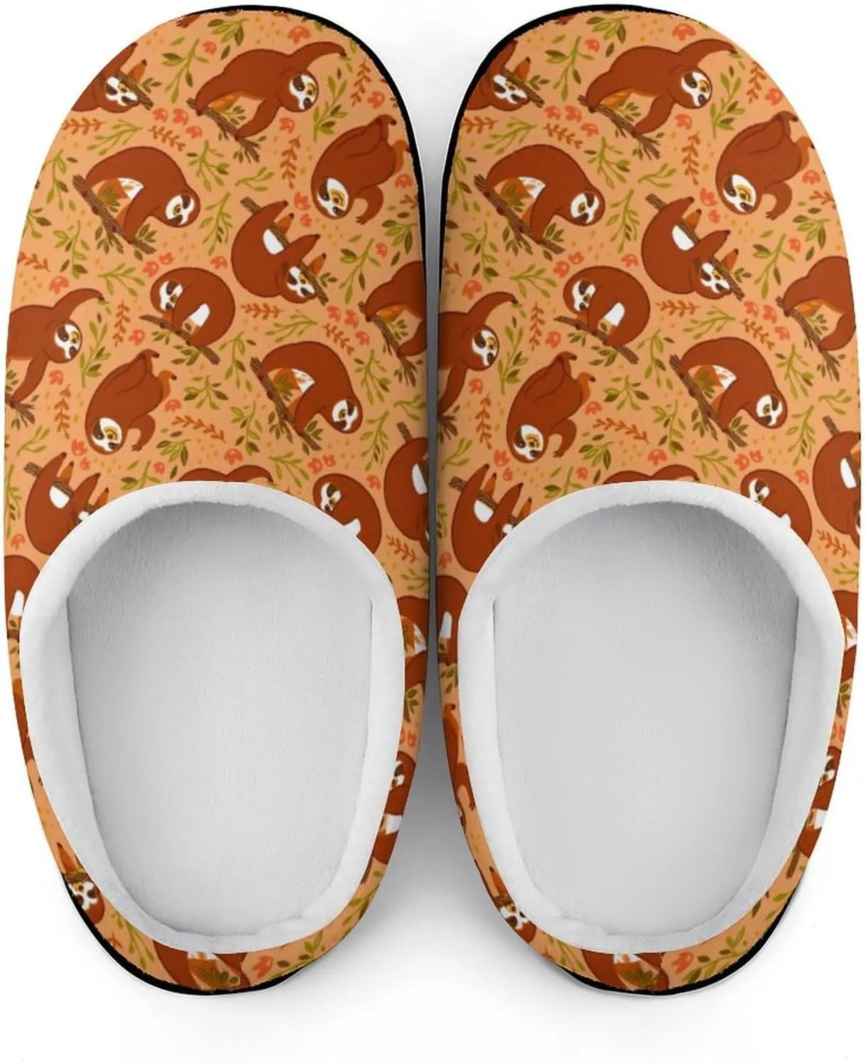 Womens Slippers Soft Bedroom Slip-On Shoes Ladies Halloween Cute Ghosts Slippers Cotton House Slippers Indoor Outdoor
