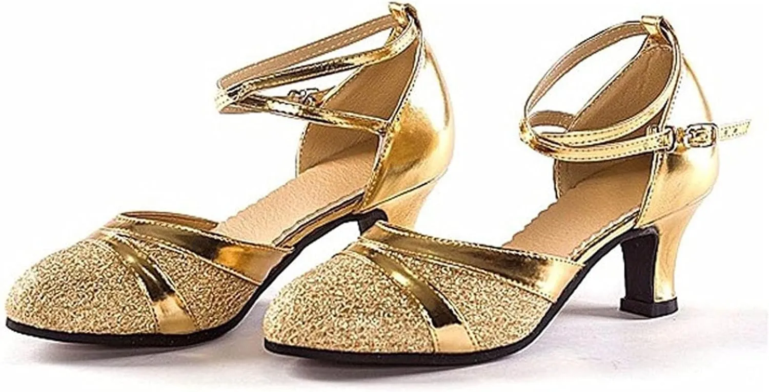 Womens Summer Cross Straps Sandals Roman Style Hollow Sexy High-Heeled Shoes Ladies Adult Latin Dance Shoes Baotou Comfy Trendy Soft Sole Shoes