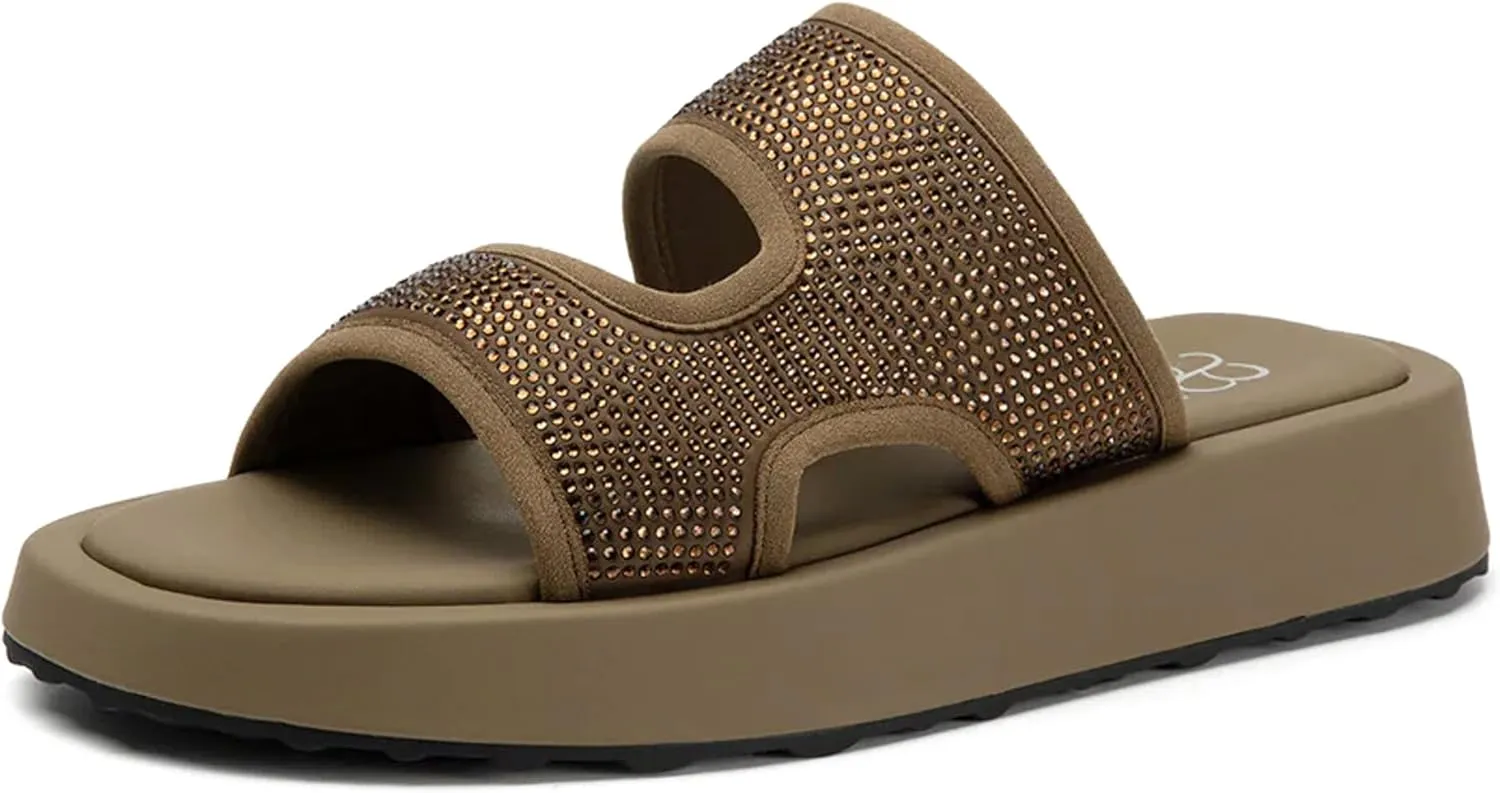 Women's Sun-kissed Rhinestones Platform Sandals